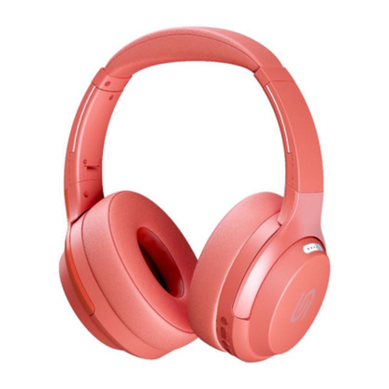 Porodo Soundtec By Porodo Eclipse Wireless Headphone High-Clarity Mic With ENC Environment Noise Cancellation,Red| PD-STWLEP011-RD