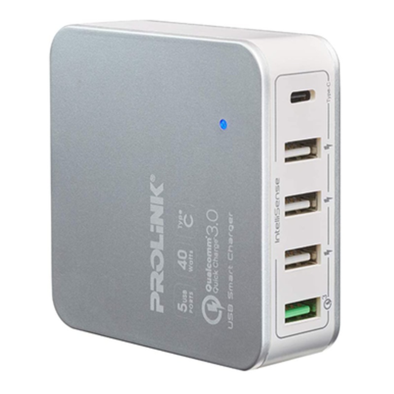 PROLINK 5 PORT USB CHARGER INTELLISENSE | PDC54001