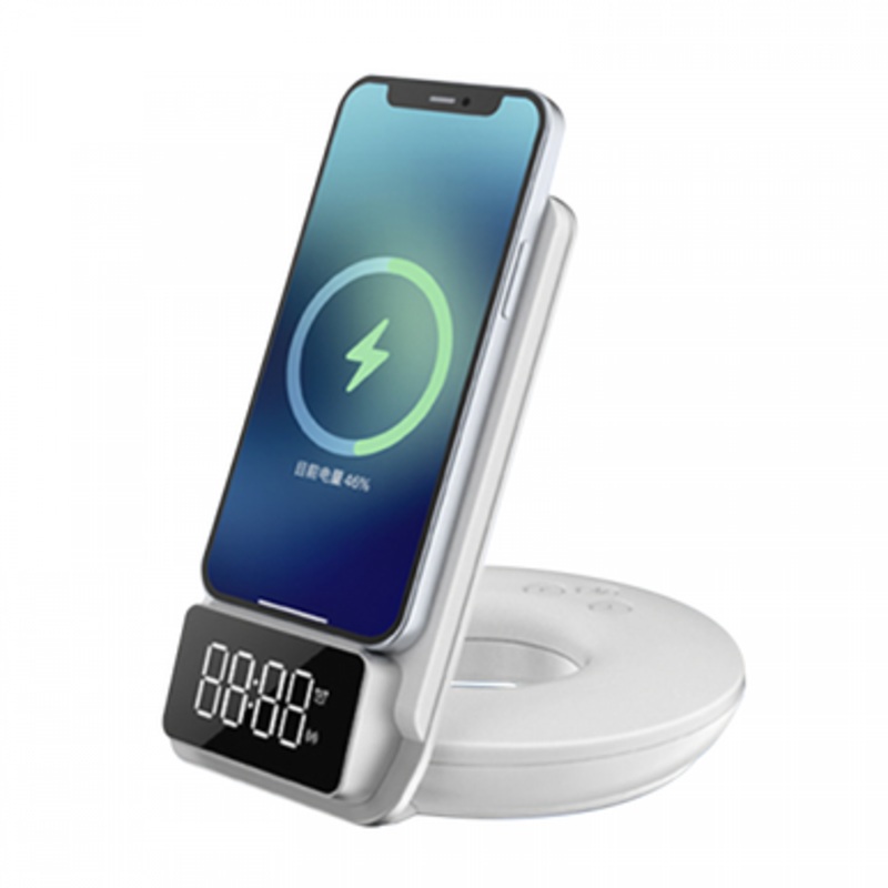 WIWU M11W Automatic Positioning 15W 4 In 1 Wireless Charger – White | M11W