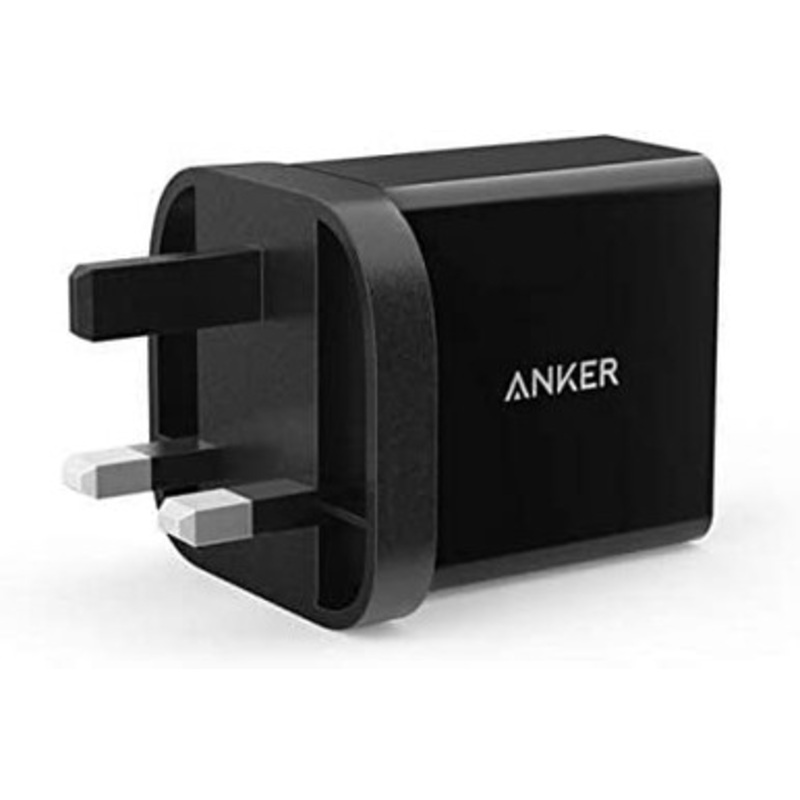 Anker 24W 2-Port USB Wall Charger For Mobile Phones, Black | AN.A2021K11.BK