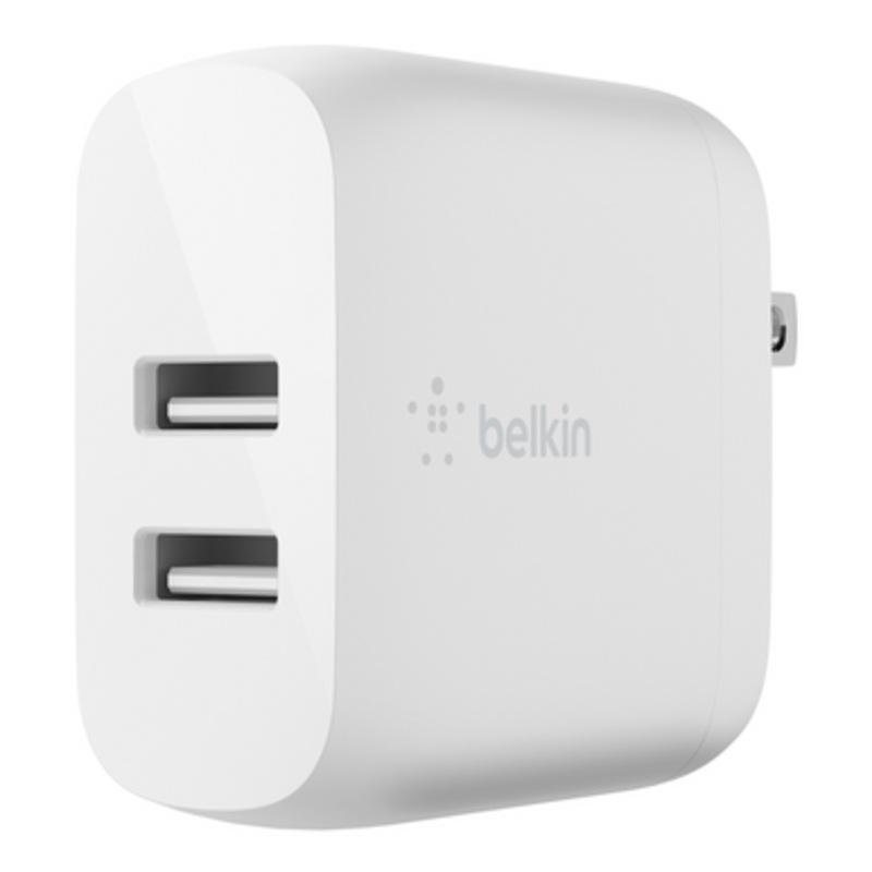 Belkin Dual USB-A Wall Charger 24W | WCB002DQWH