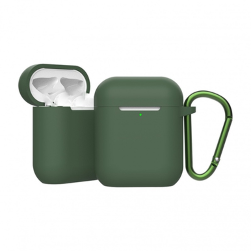 Green Lion Berlin Series Silicone Case for Airpods 1/2 – Green | GNSILAIR2GN