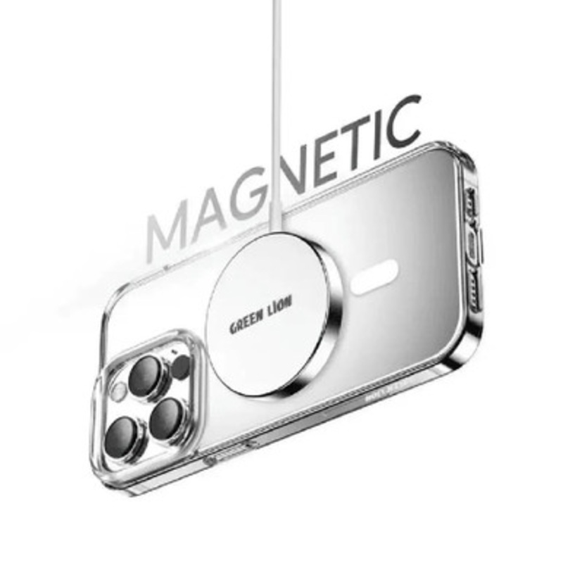GreenLion Anti-Shock 360 Degree Magnetic ,iPhone 14 Max (6.7), Clear | GN360MAG14MCL