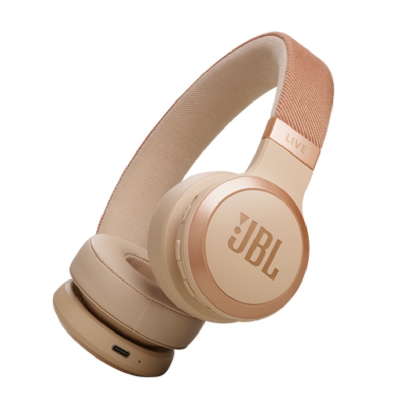 JBL Live 670btnc Bluetooth Headset , Sand| JBLLIVE670NCSAT