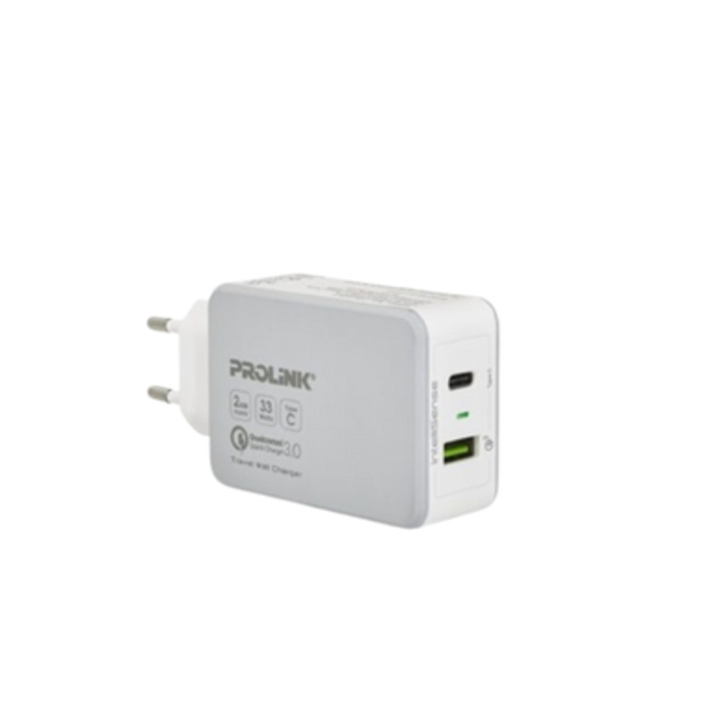 PROLINK 2 PORT TRAVEL WALL CHARGER | PTC23301