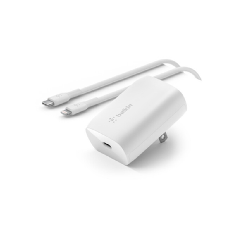 Belkin 30W USB-C Wall Charger with Cable USB-C – Lightning | WCA005DQ