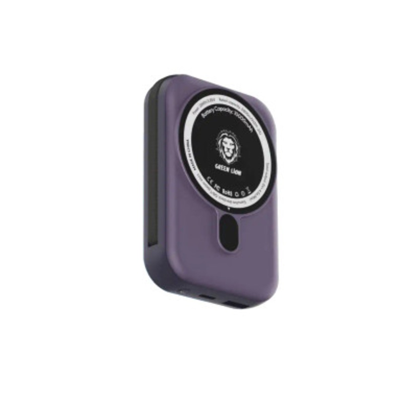 Green Monaco Magsafe Power Bank 10000mAh, Purple| GNMGMPB10KPL
