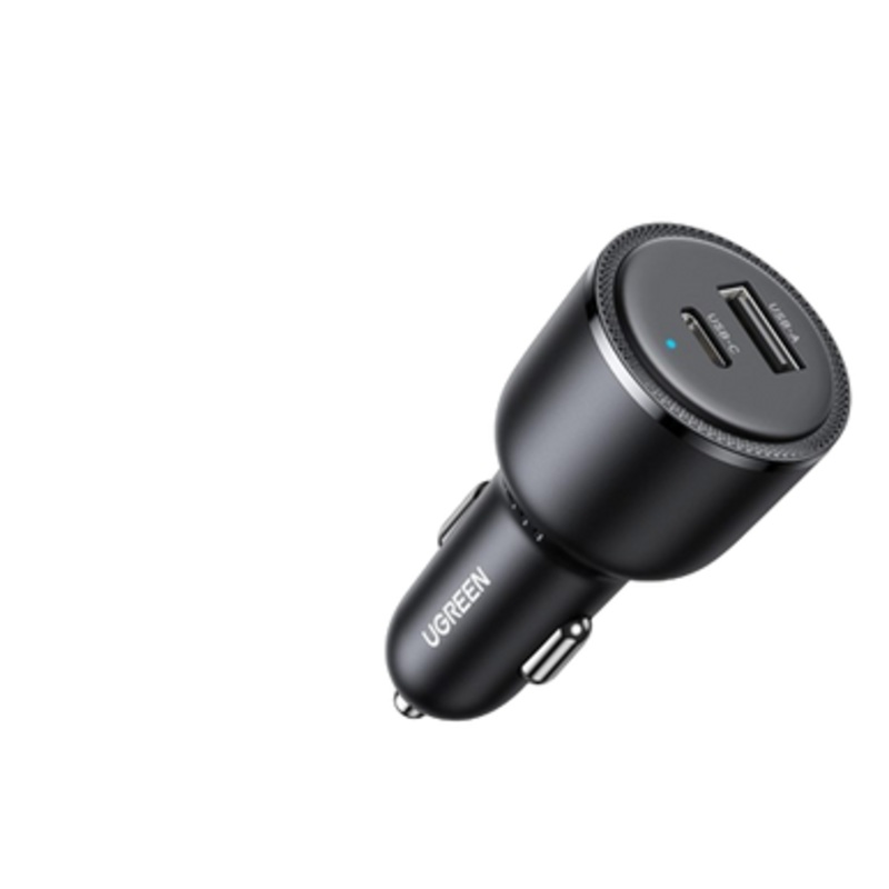 UGREEN Dual Port USB-C & USB-A Super Fast Car Charger | 90645