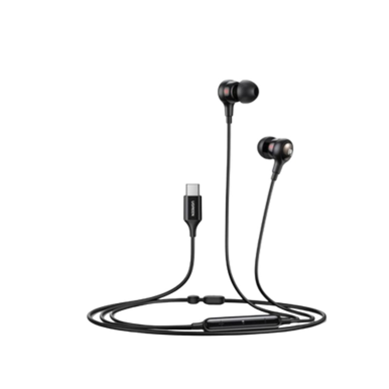 UGREEN USB-C Earphone with Microphone and Volume Control, Noise Isolation,Black | 30638