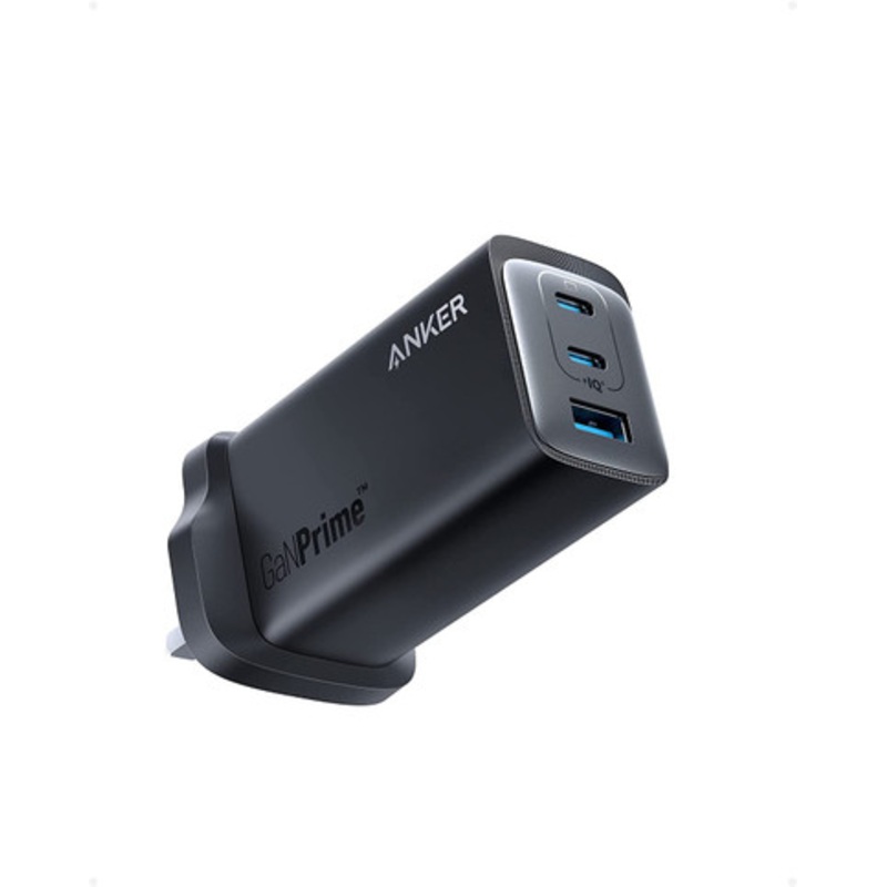 Anker 737 3-Port Fast Wall Charger GaNPrime 120W, USB C Charger, Black | AN.A2148211.BK | A2148211