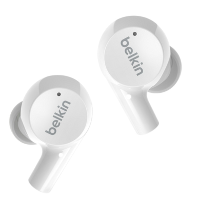 Belkin SoundForm Rise True Wireless Earbuds, White| AUC004BTWH