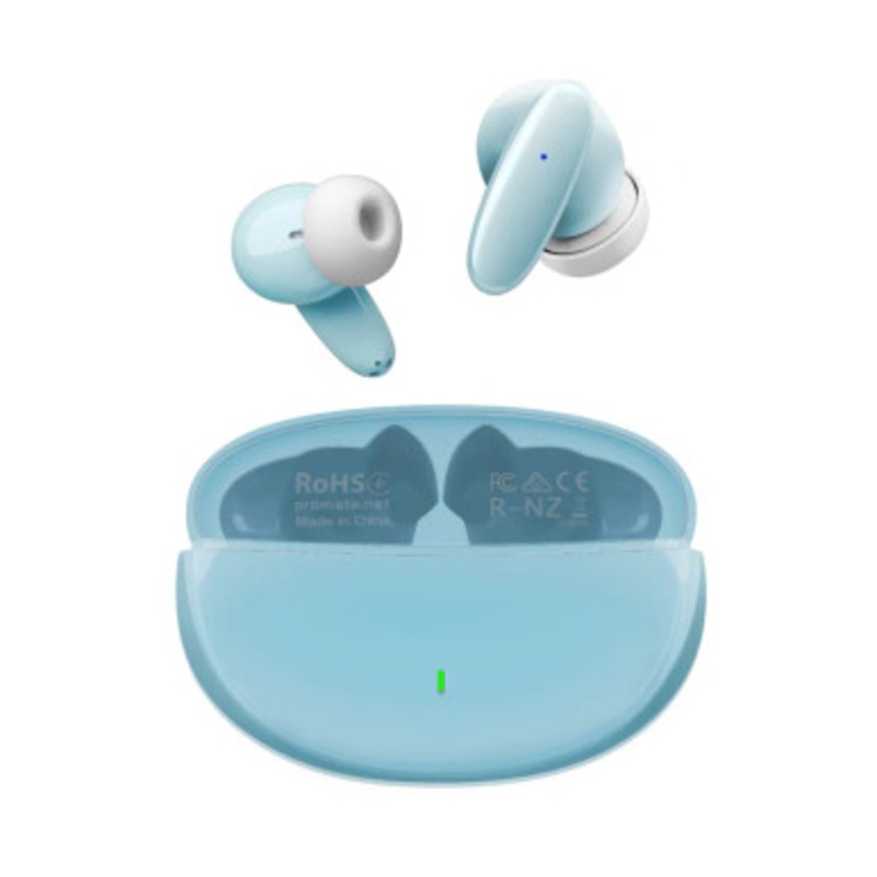 Promate Acoustic In-Ear TWS Earphone, Blue | Lush.Blue