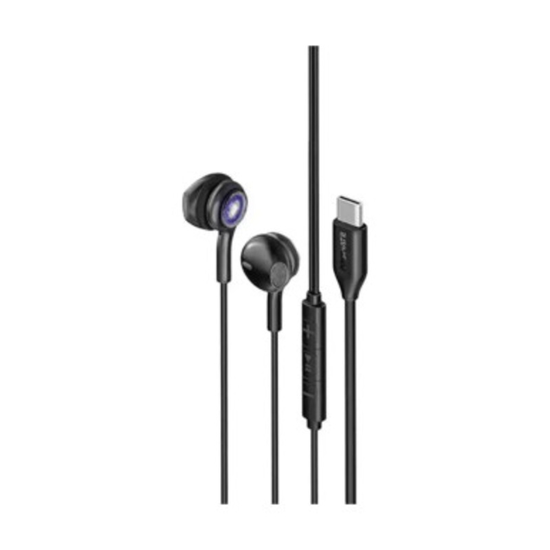 Promate, Earphones with USB-C Connector | LUMIBUDS-C.BLACK