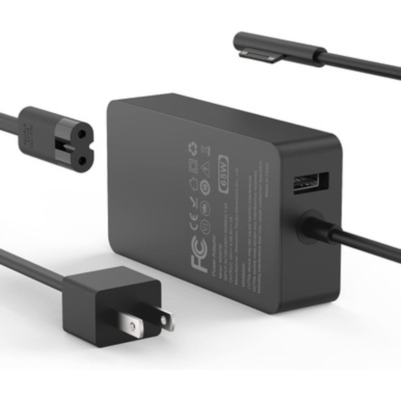Surface Pro Charger 65W Fit for Original Microsoft Surface Pro 9 8 7+ 7 6 5 4 3 X 1866 1796 1800 Laptop