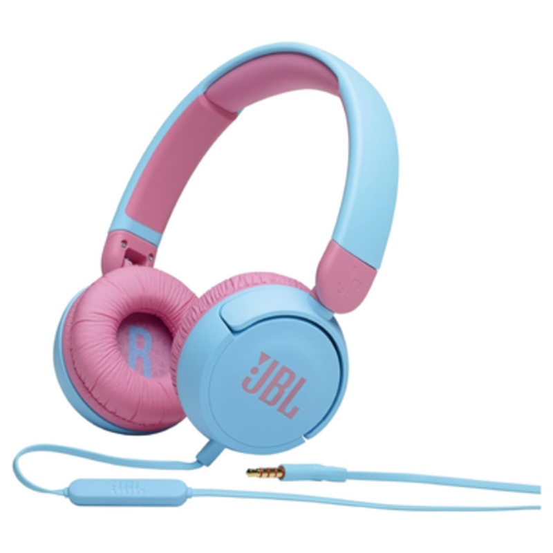 JBL JR310 Wired Headset, Blue | JR310