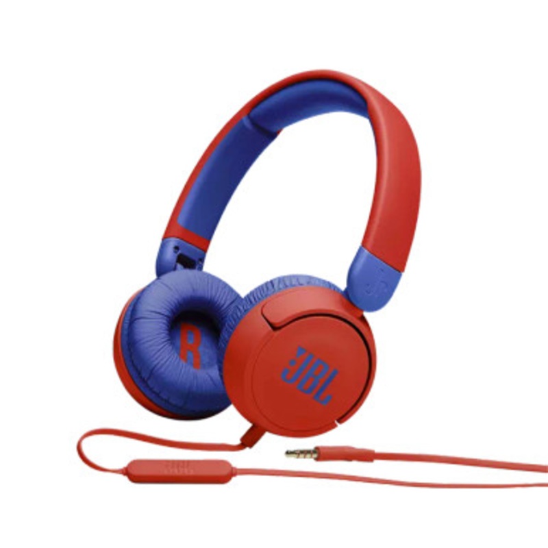 JBL JR310 Wired Headset, Red | JR310