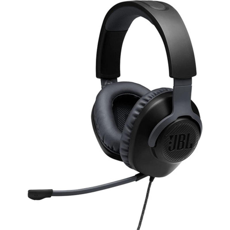 JBL Quantum 100 Wired Over-Ear Gaming Headphones, Black | Quantum 100