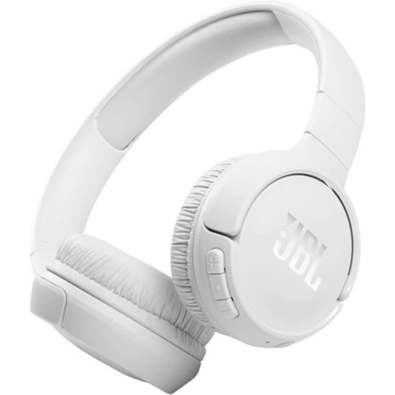 JBL T510BT Wireless Bluetooth Headphone, White | T510BT
