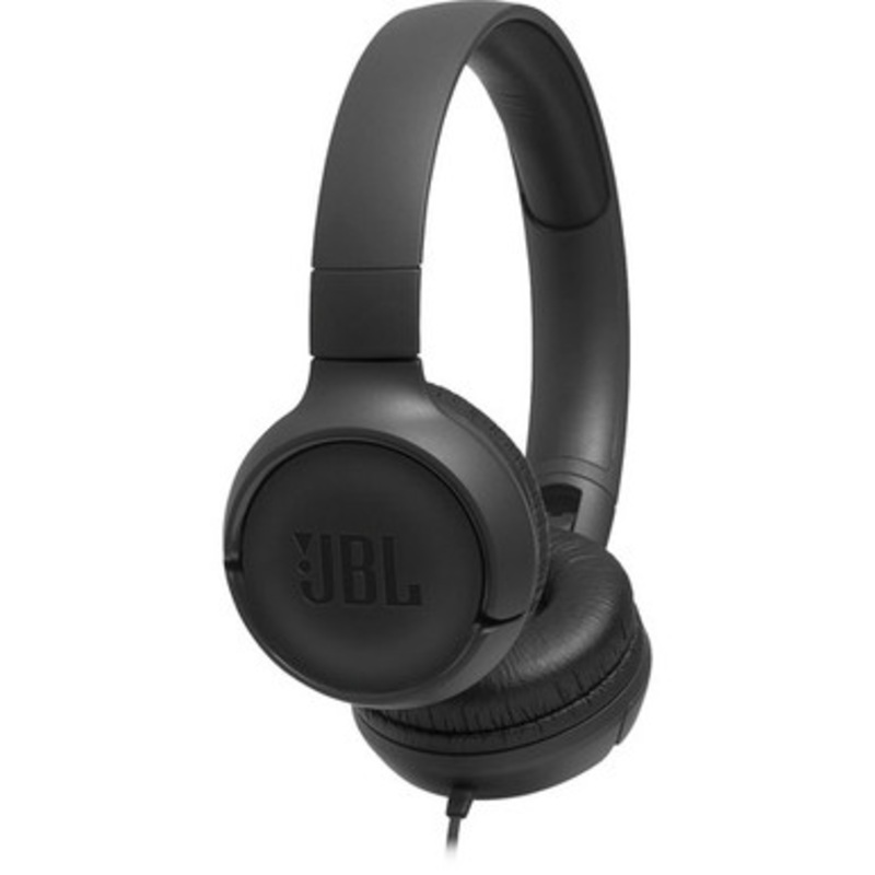 JBL TUNE 500 On-Ear Wired Headphone – Black | JBLT500BLKAM