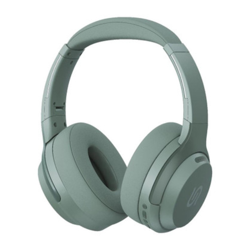 Porodo Soundtec By Porodo Eclipse Wireless Headphone High-Clarity Mic With ENC Environment Noise Cancellation,Green| PD-STWLEP011-GN