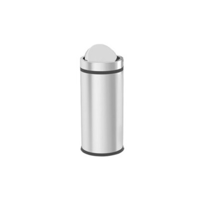 Zilan Dustbin 8L Swing Top LID Inox |  ZLN4575