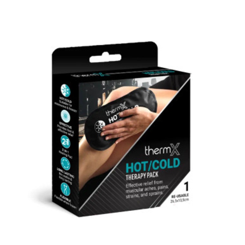 ThermX Hot/cold Pack Reusable Black – 26.3 X 15.5cm | MX79300