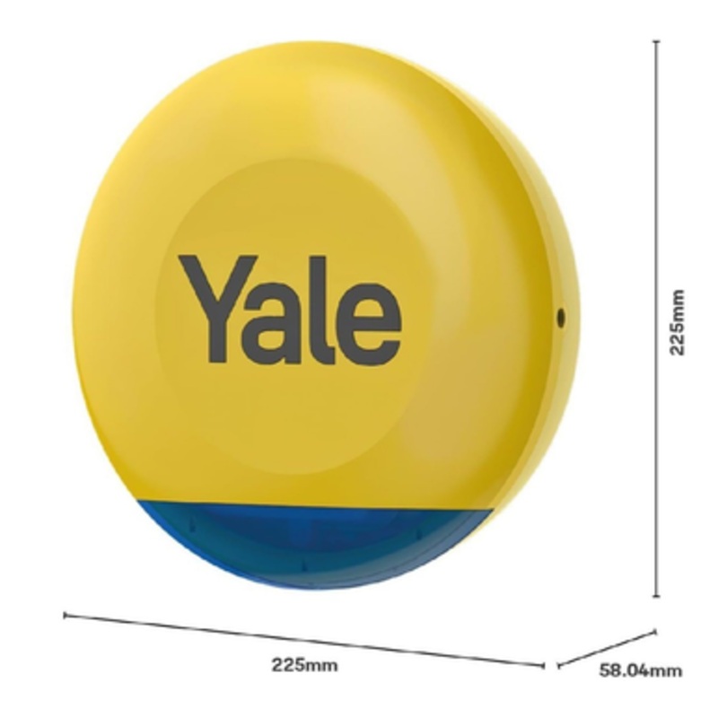 Yale Outdoor Siren Yellow | YALALESY1AY