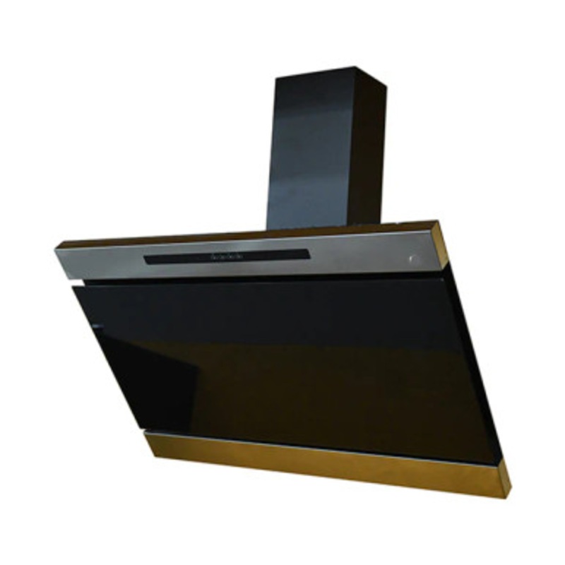 SUPER CHEF Wall Mounted Hood 90Cm Black & Inox | EN 1453 90