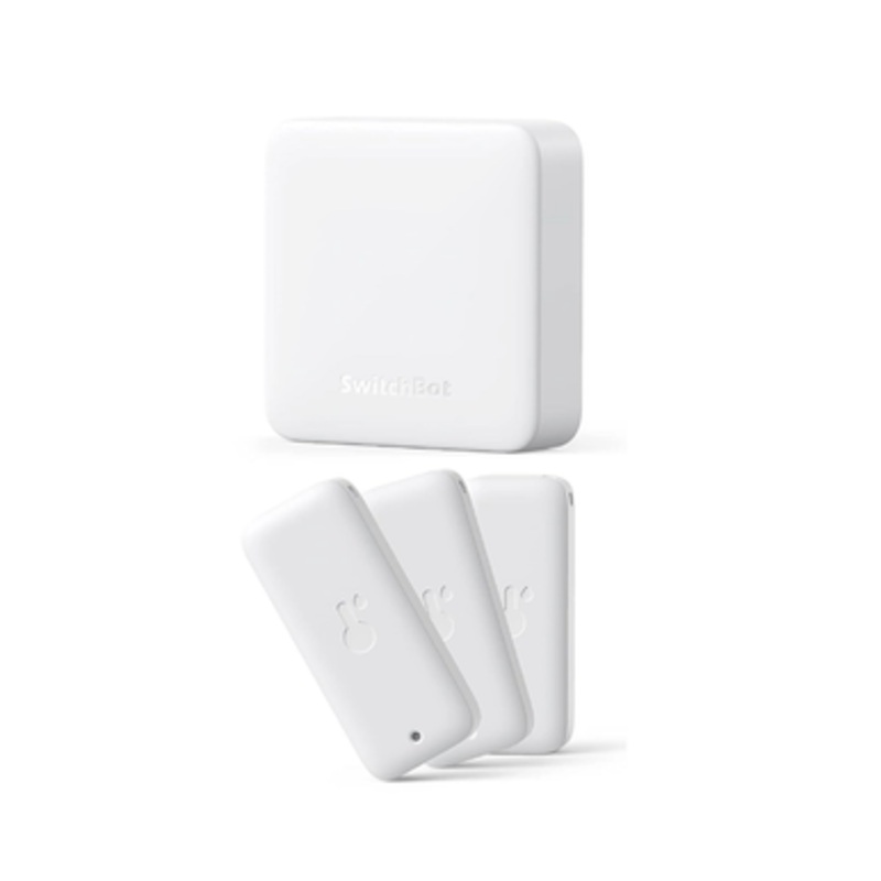 SwitchBot WiFi Thermometer Hygrometer 3 Pack with Hub Mini