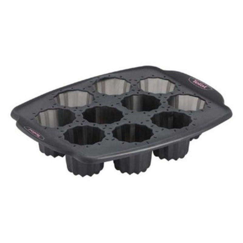 Tefal Crispybake Silicone Black Cannele Tray 2921 cm | J4172014