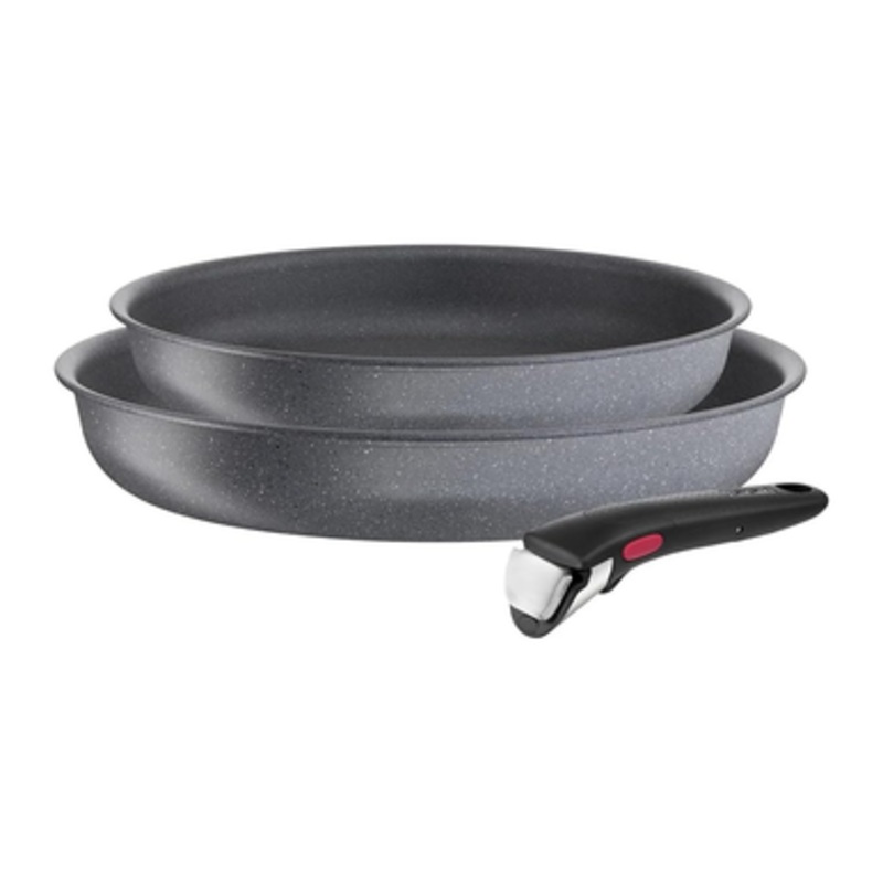 Tefal Ingenio Natural Force Frying Pan Set (24cm & 28cm) + Removable Handle | L3969102
