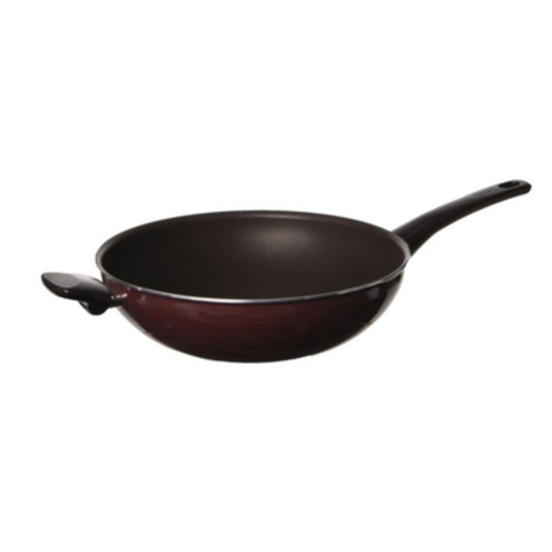 Tefal Pleasure 30 Cm Wok Pan Non-Stick Red Aluminum | D5022552