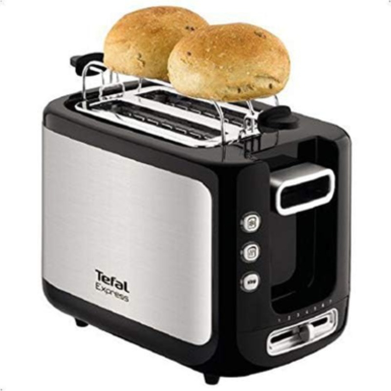 Tefal Toaster New Express 850W 2 Slots Bun Warmer | TT365027