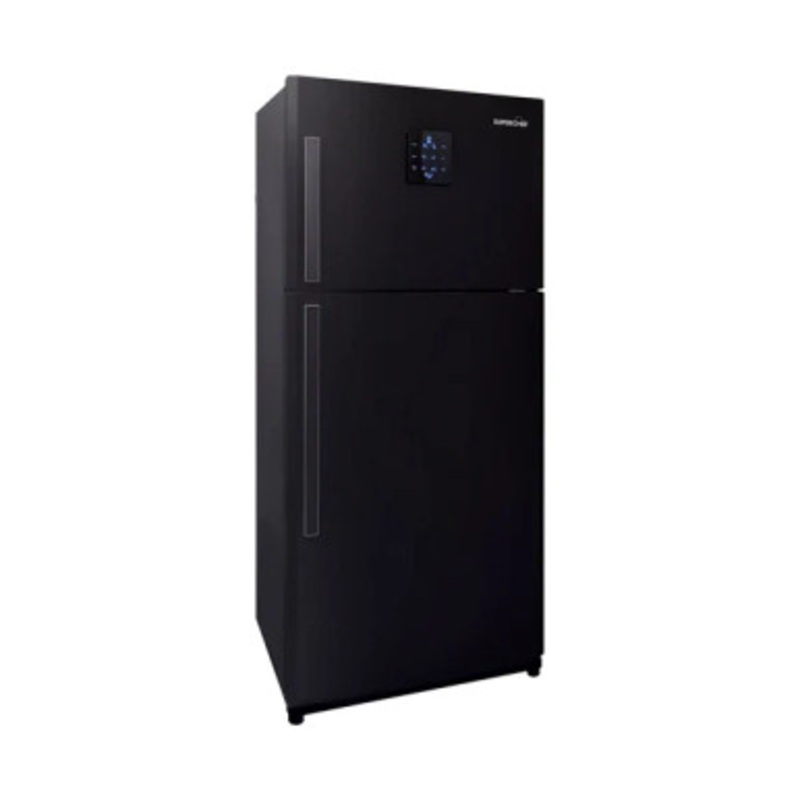 SUPER CHEF Refrigerator Top Mount 24CF No Frost Black | KH540LN/15 BLK
