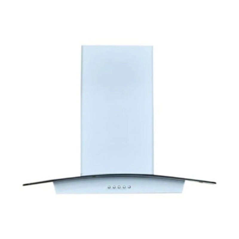 SUPER CHEF Wall Mounted Hood 60Cm Oval Glass White |   IBER 60 WH