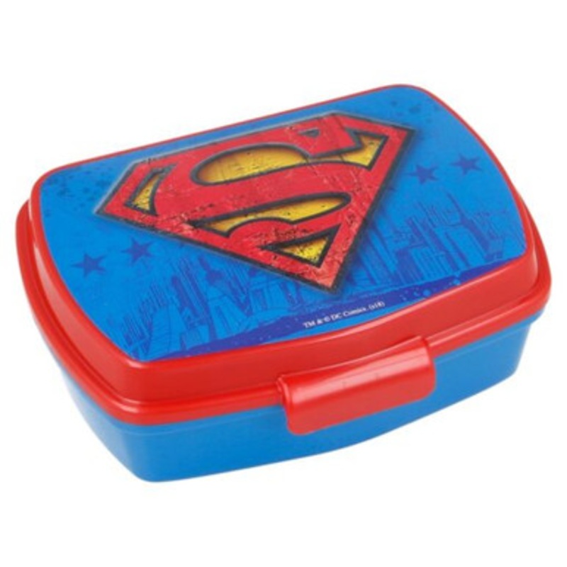 Stor Funny Sandwich Box Superman Symbol | 85675