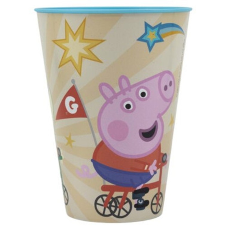 Stor Large Easy Tumbler 430ml PEPPA PIG Kindness Counts | 41206