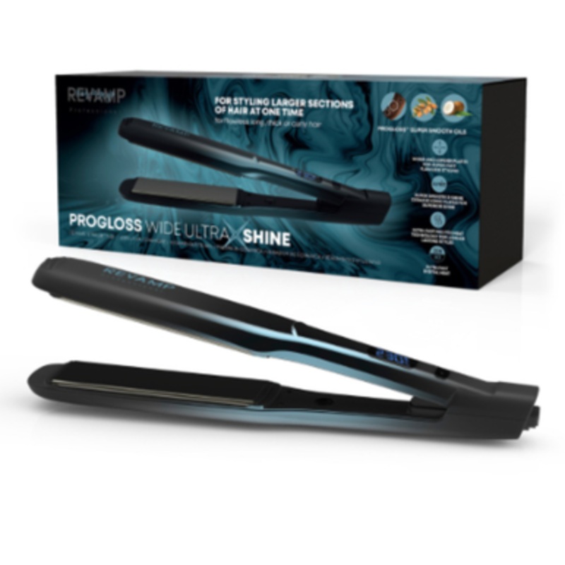 Revamp Progloss Wide Ultra X Shine Ceramic Hair Straightener | ST-2000