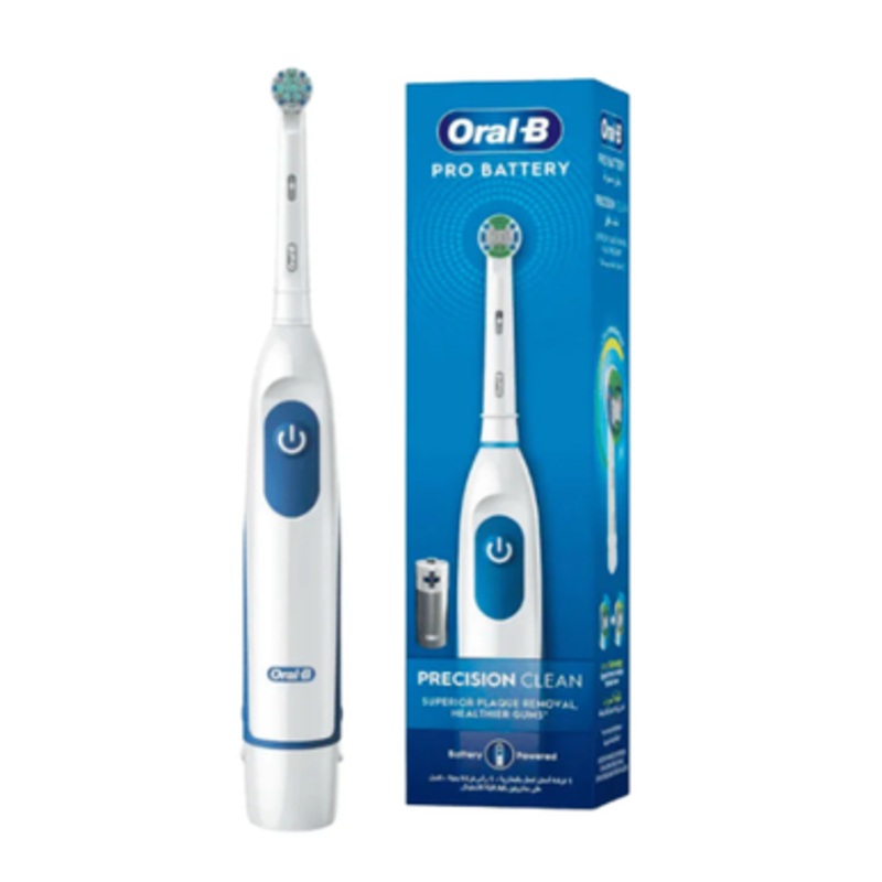 ral-B Pro Battery Toothbrush Precision Clean Replaceable Brush Head
