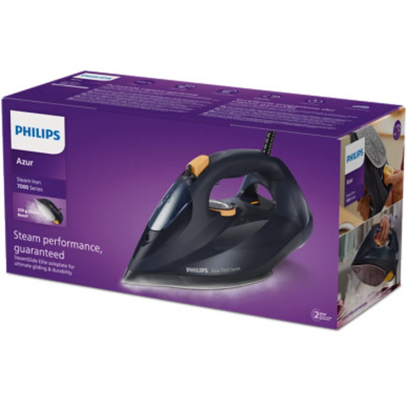 Philips 7000 Series HV Steam Iron Blue/Yellow | DST7060
