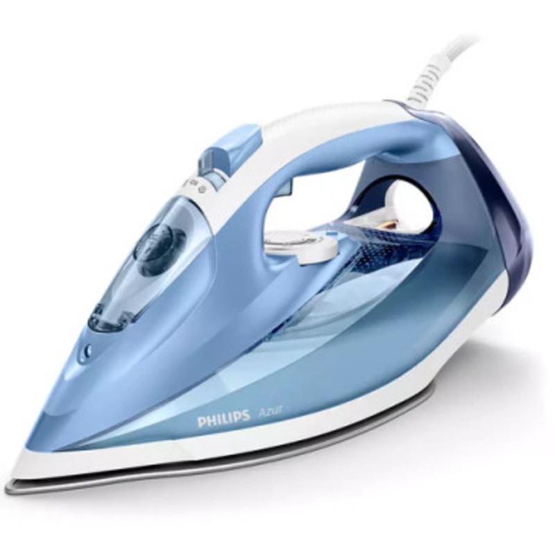 Philips Azur Steam Iron, 2400W with 180g Boost & SteamGlide Soleplate | GC4537/86