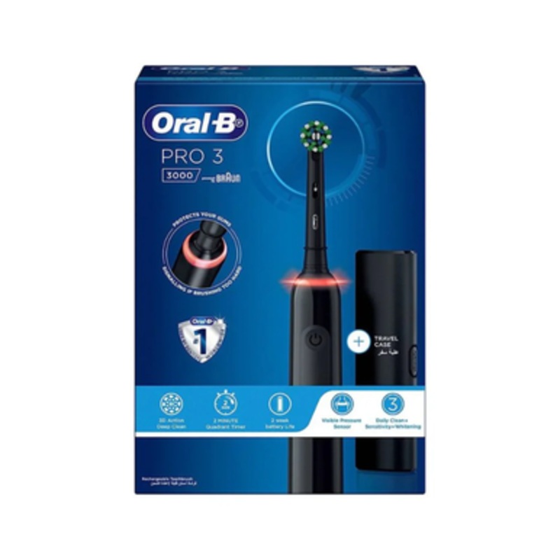 Oral-B Pro 3 3000 – Electric Toothbrush – Black