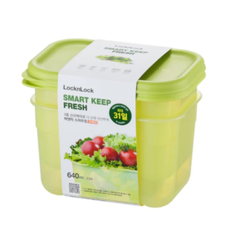 LocknLock Fresh Block -640ML-2-piece Sleeve 31 Days Food Saving | LLHLE5200NS2