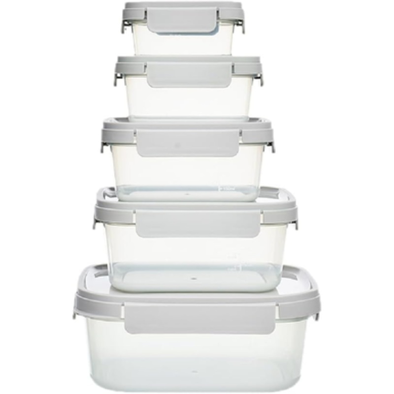 LocknLock nestopia set : LTN310(230ML)*1, 320(500ML) *1, 330(920ML) *1, 340(1.6L)*1, 350(2.7L)*1 | LTN350S5
