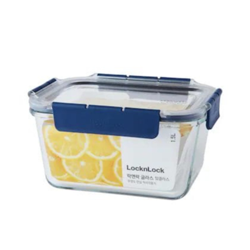 LocknLock Topclass Square Glass food Container 1.5L | LLBG449