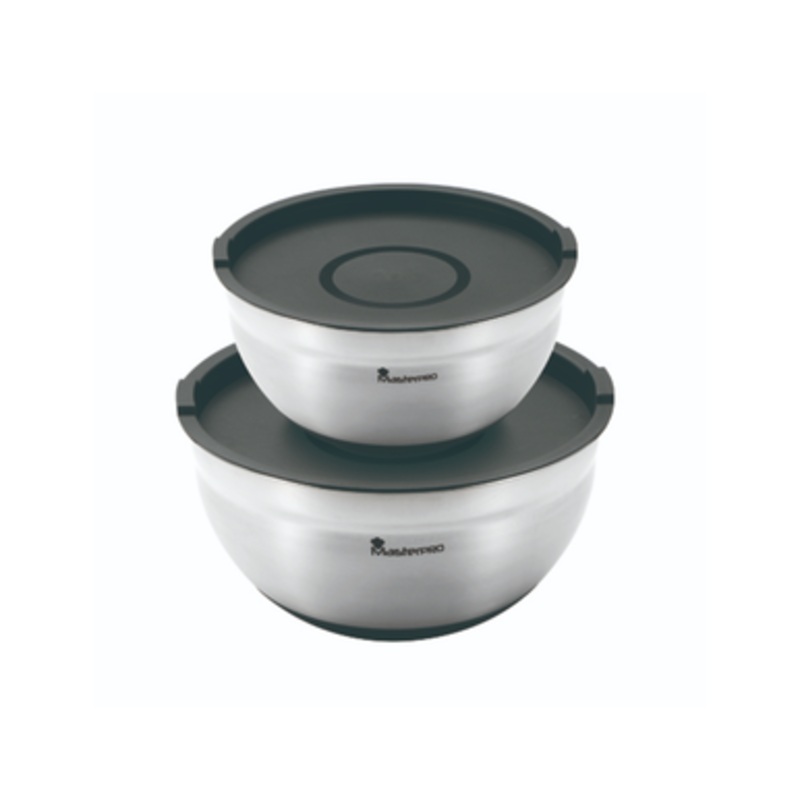 Masterpro – Set Of 2 Bowls With Lids | BGMP-1553