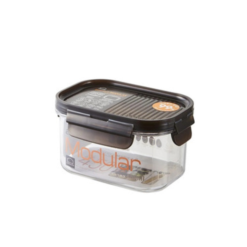 Lock n Lock Modular Bisfree Rectangular Container 450ML – Brown | LBF402