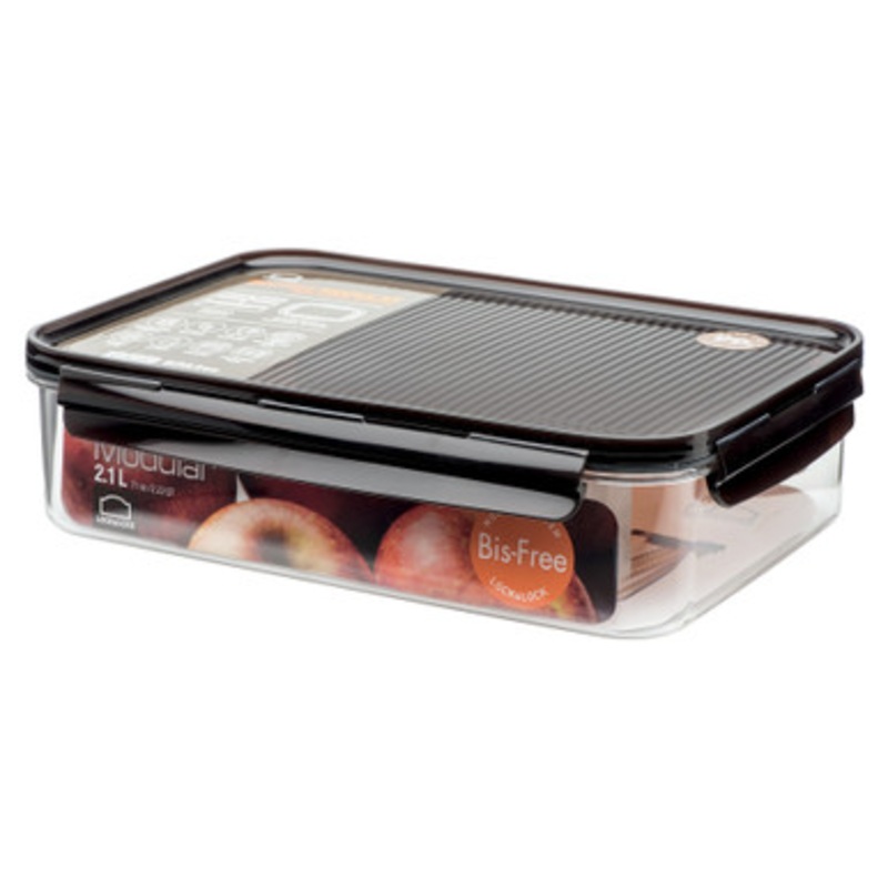 Lock n Lock Modular Bisfree Rectangular Container (Wave) 2.1L | LBF406