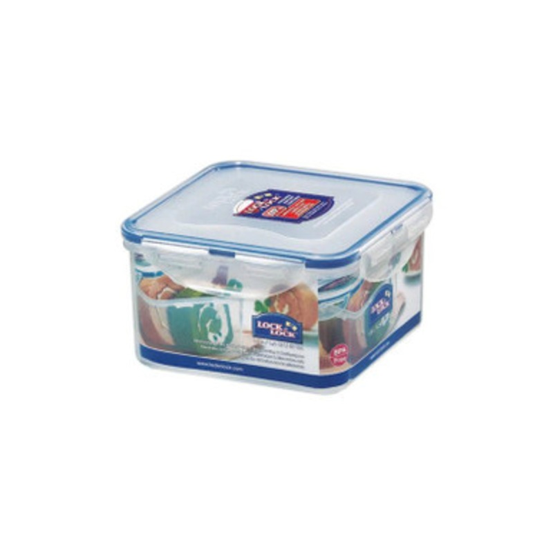 LocknLock 1.2L Square Short Food Container | HPL822D
