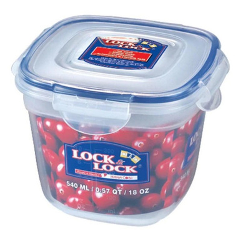 LocknLock 540ml Zen Style Square Food Container | HSM8120